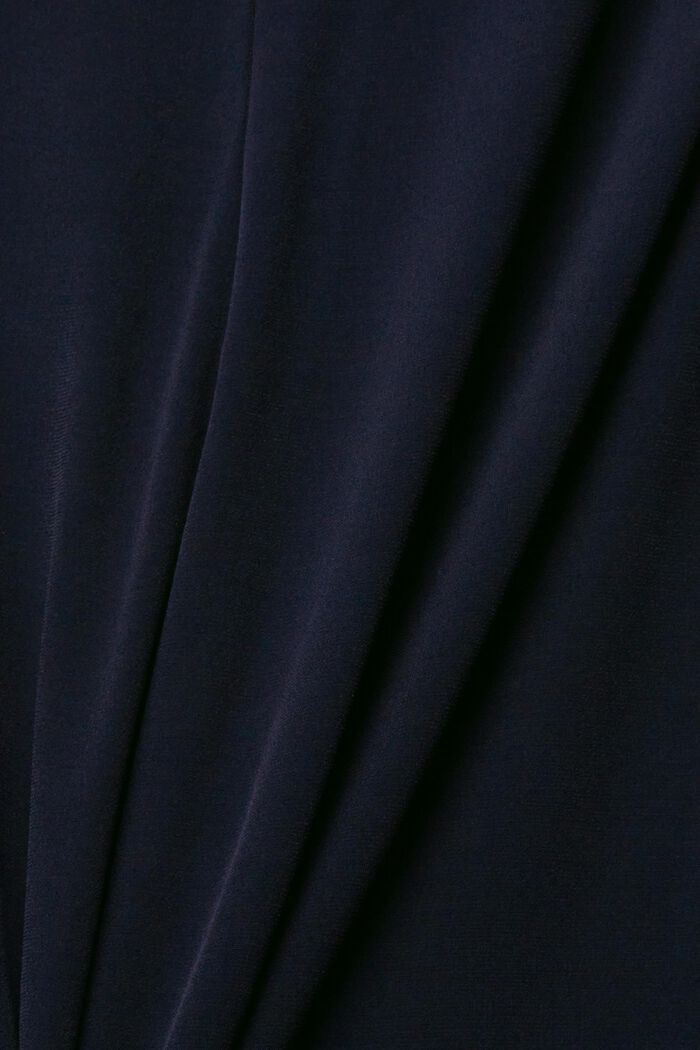 V-ringad jumpsuit i omlottstil, NAVY, detail image number 4