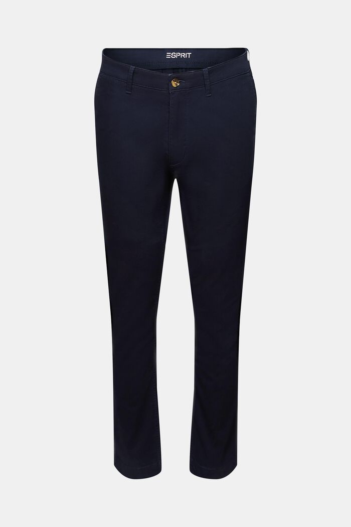 Chinos, bomullsstretch, NAVY, detail image number 7