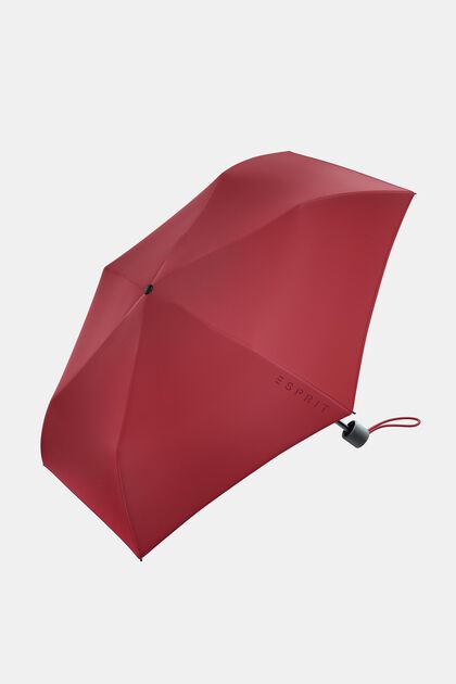 Rött väskparaply med logotryck
