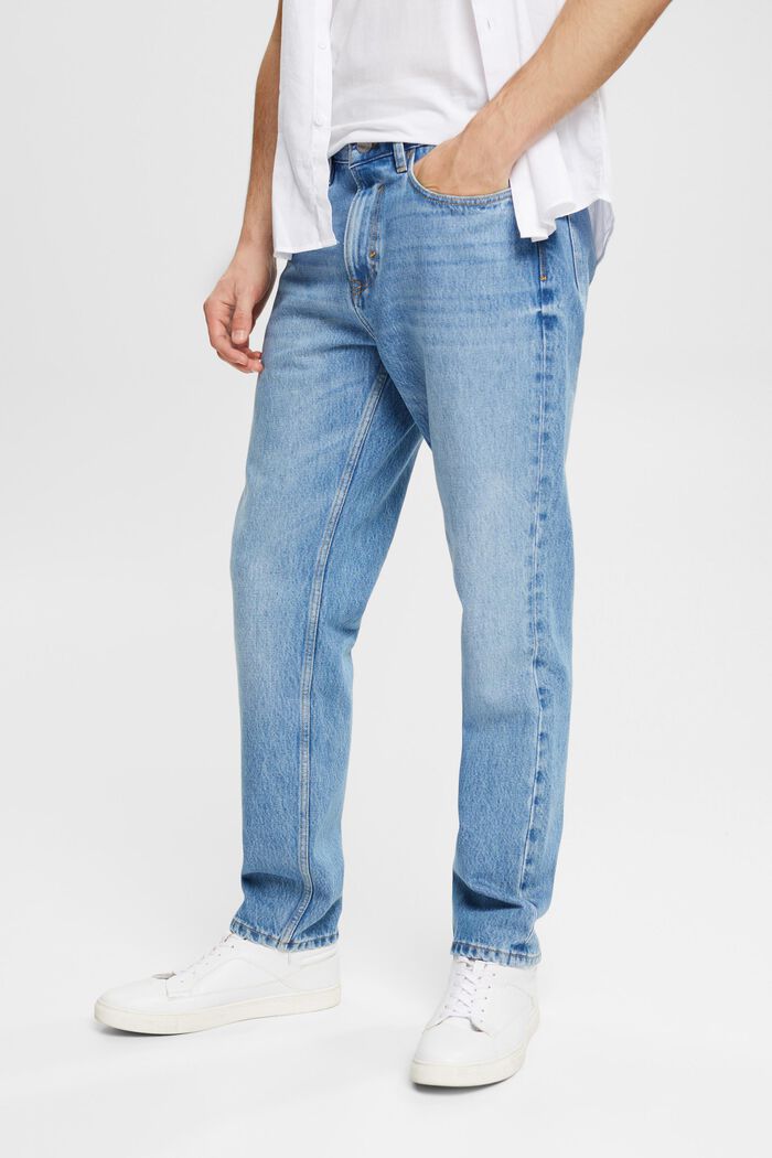 Jeans med raka ben, ekologisk bomull