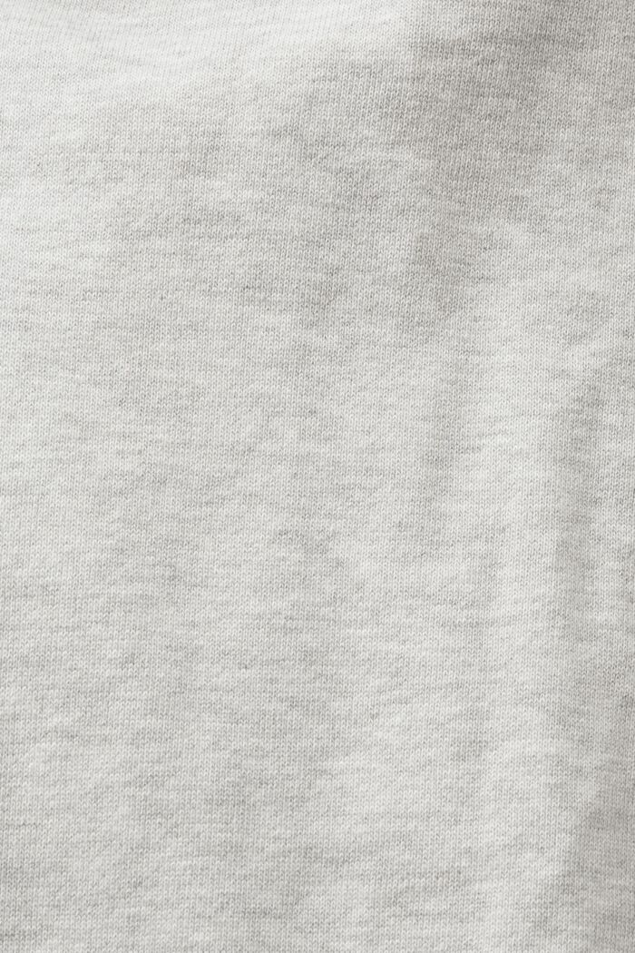 Oversized sweatshirtklänning med huva, LIGHT GREY, detail image number 5