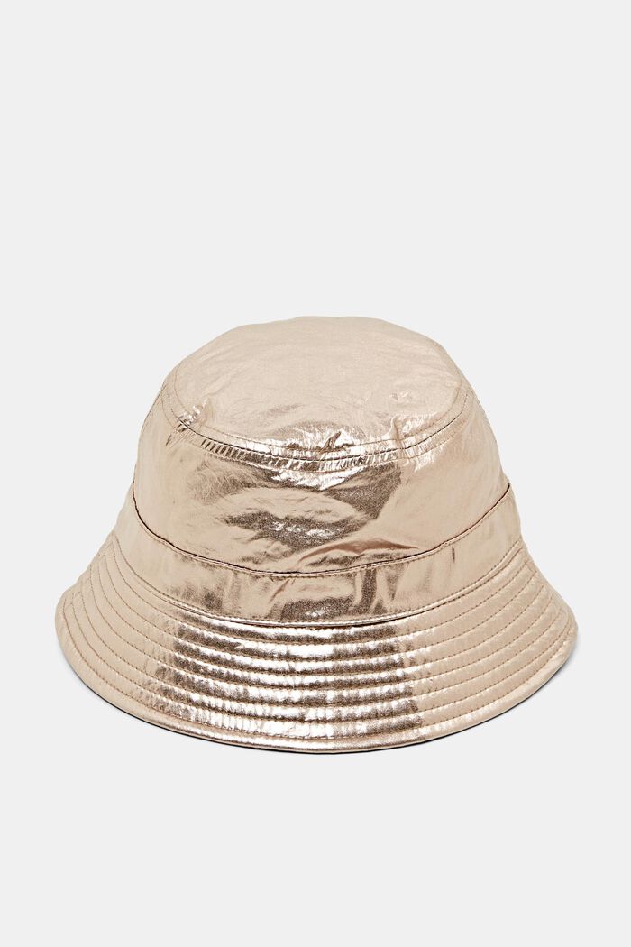 Metallic buckett-hatt, GOLD, detail image number 0