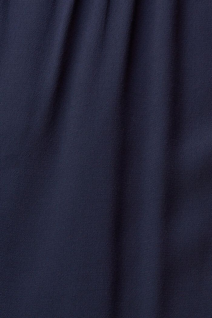 Blus med partiell knappslå, NAVY, detail image number 5