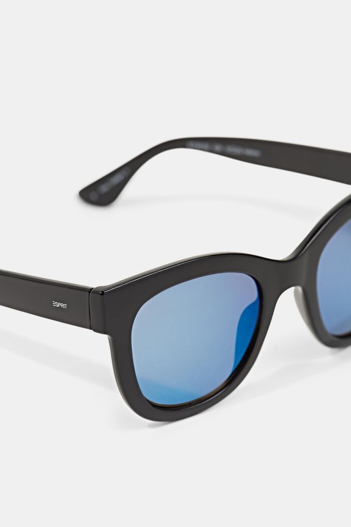 Speglade solglasögon i statementmodell, BLUE, detail image number 1