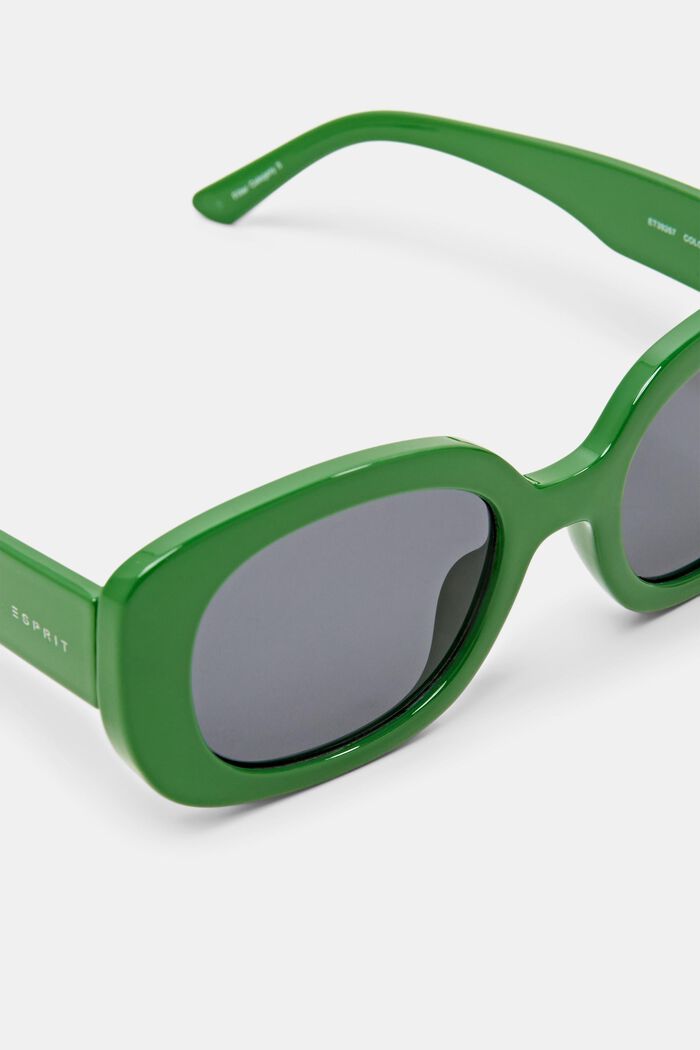 Fyrkantiga solglasögon, GREEN, detail image number 1