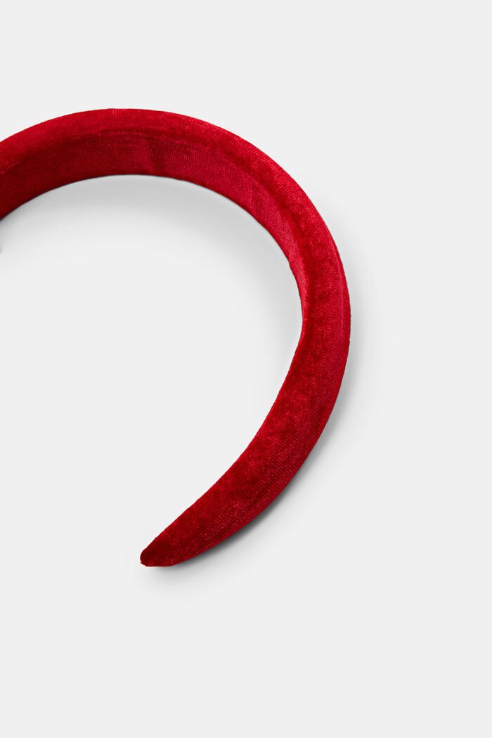 Pannband i sammet, DARK RED, detail image number 1