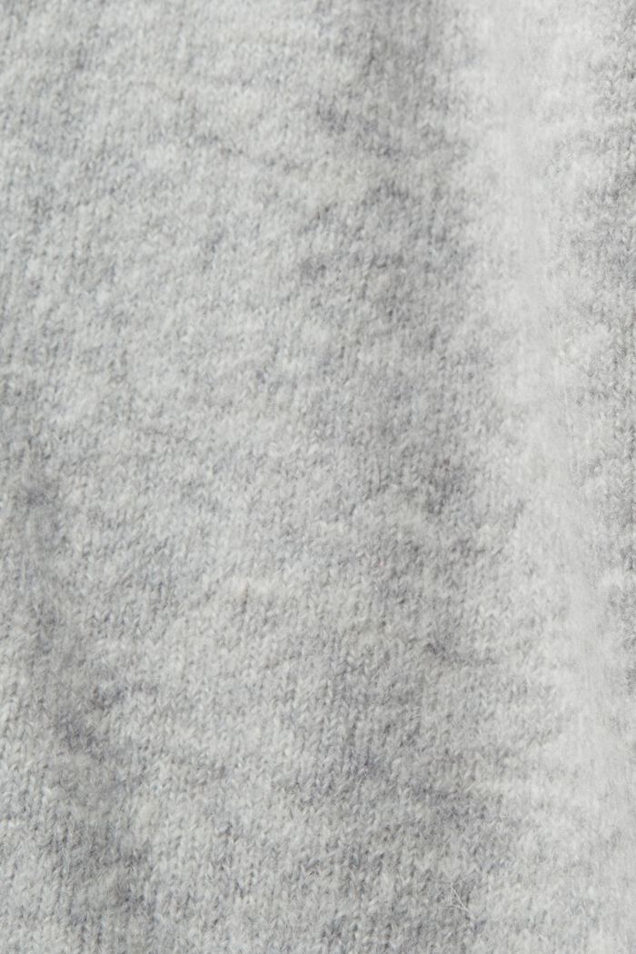 V-ringad tröja i ullmix, LIGHT GREY, detail image number 5