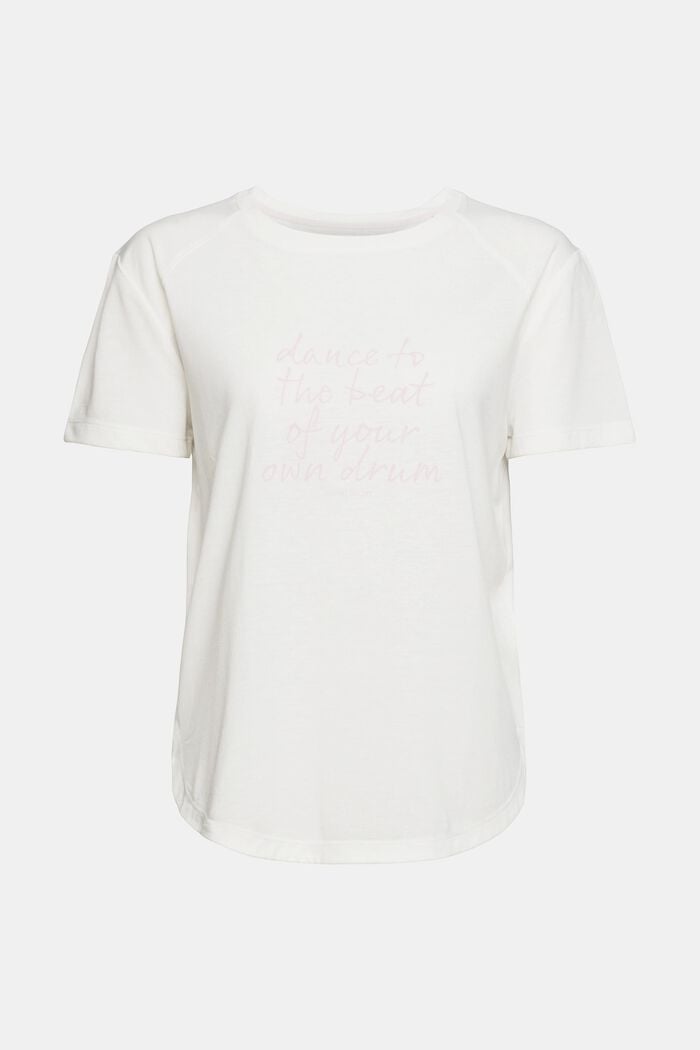 Tränings-T-shirt med tryck, LENZING™ ECOVERO™