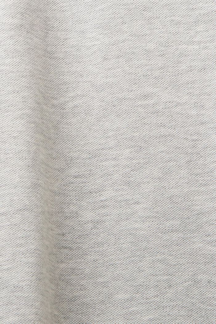 T-shirt-miniklänning med tenniskrage, LIGHT GREY, detail image number 5