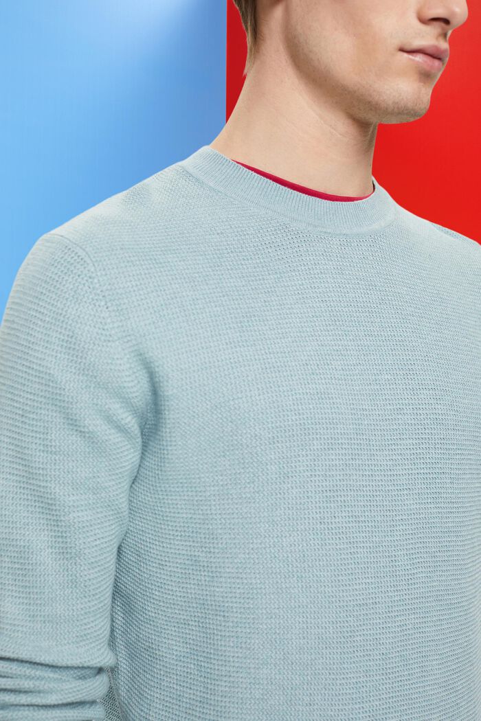 Randig tröja, GREY BLUE, detail image number 2
