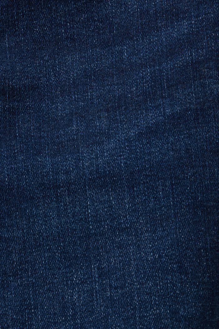 Skinny-jeans med mellanhög midja, BLUE DARK WASHED, detail image number 5