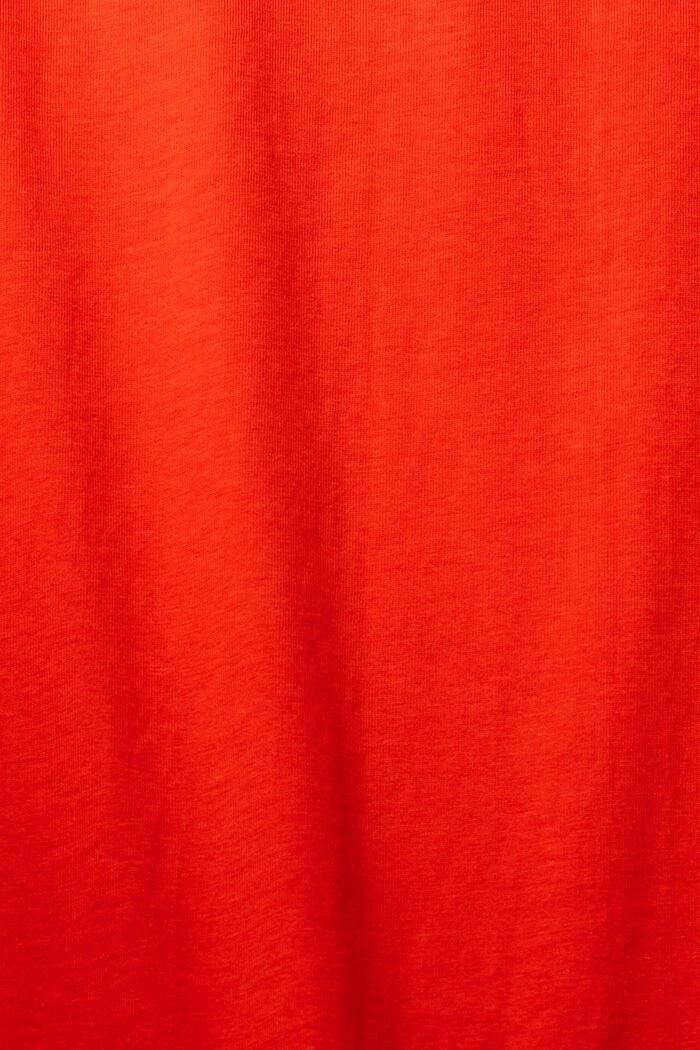 T-shirt med tryck, RED, detail image number 5
