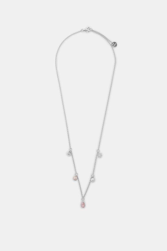 Halsband i sterlingsilver med hängen, SILVER, detail image number 0