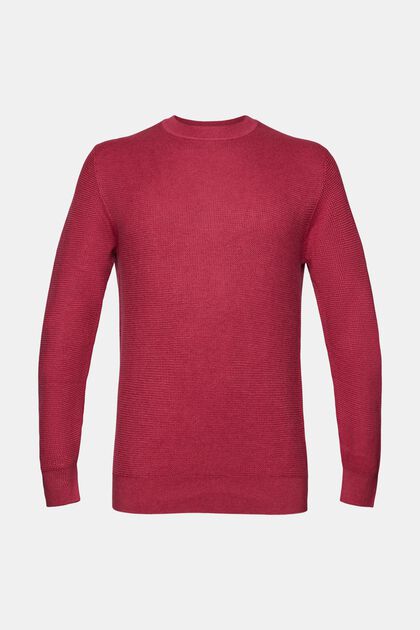 Randig tröja, CHERRY RED, overview