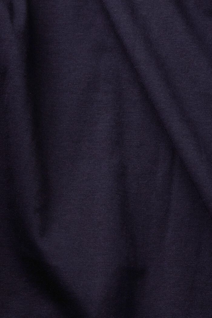 Bomulls-T-shirt med tryck, NAVY, detail image number 6
