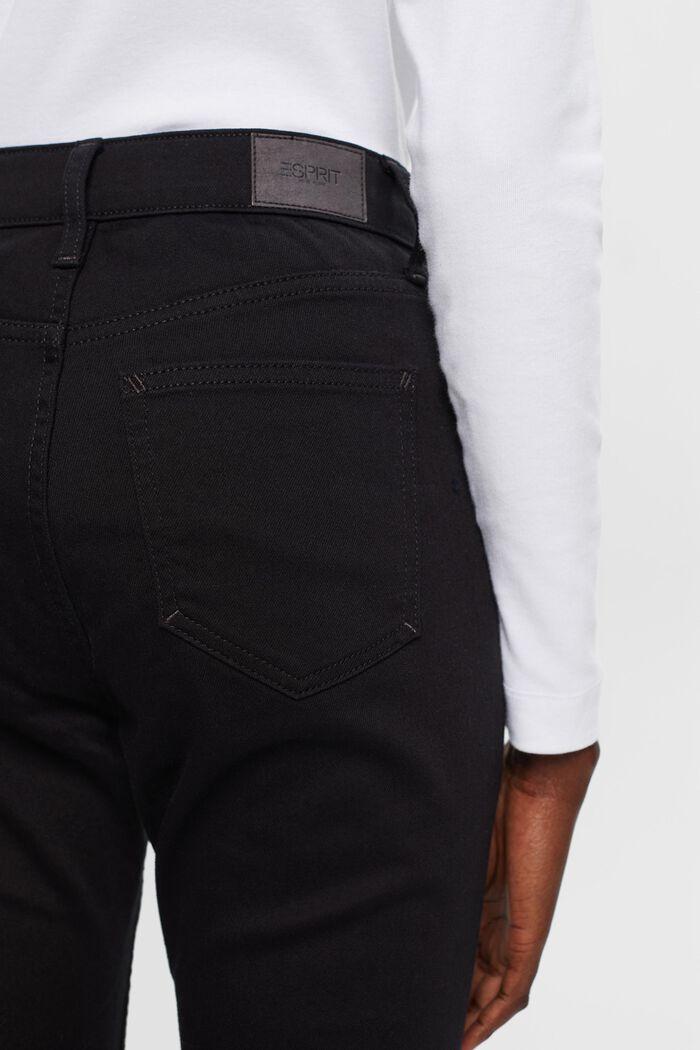 Non-fade skinny-jeans, stretchbomull, BLACK RINSE, detail image number 4