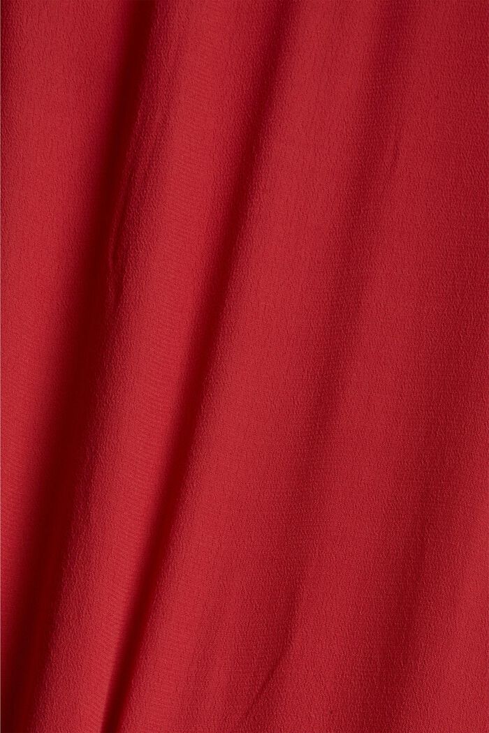 CURVY klänning med ryschkant, RED, detail image number 1