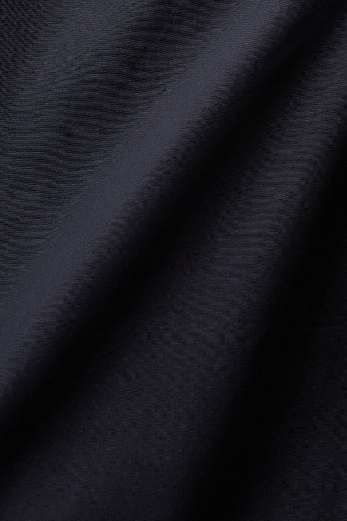 Jumpsuit i poplin med skärp och vida ben, BLACK, detail image number 4