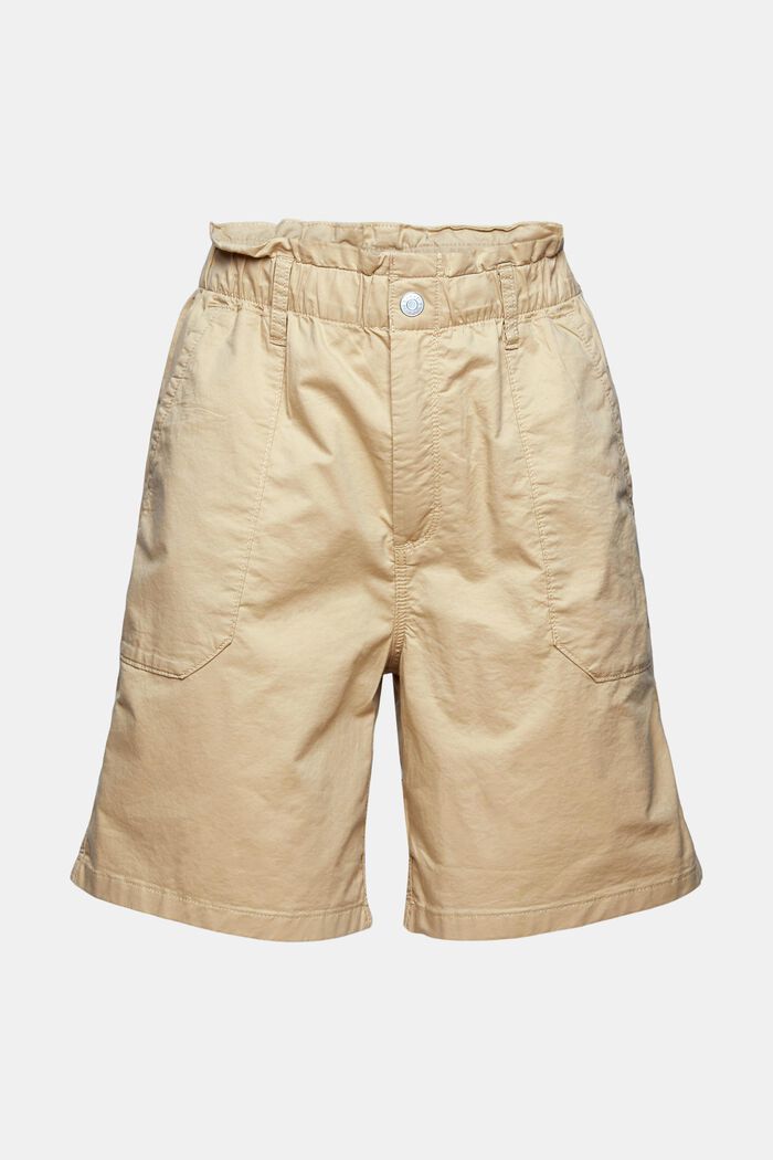 Lätta shorts med resårlinning, SAND, detail image number 3