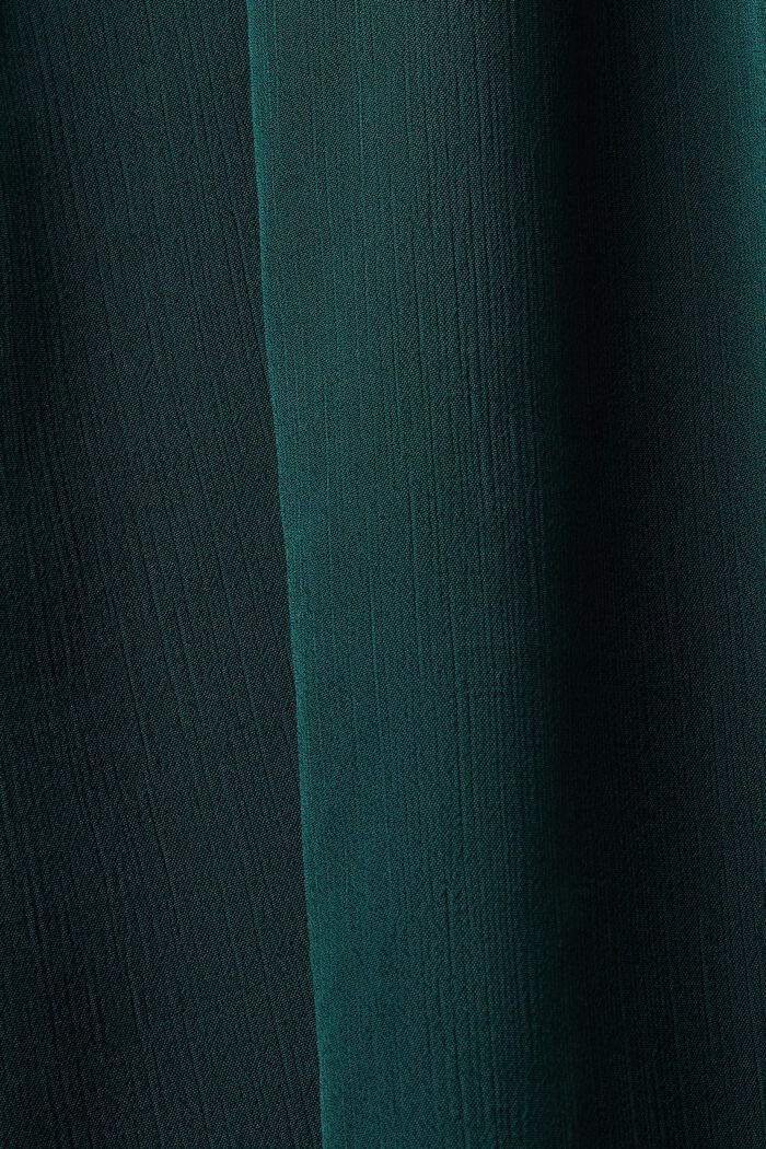 Chiffongblus med volanger, EMERALD GREEN, detail image number 5