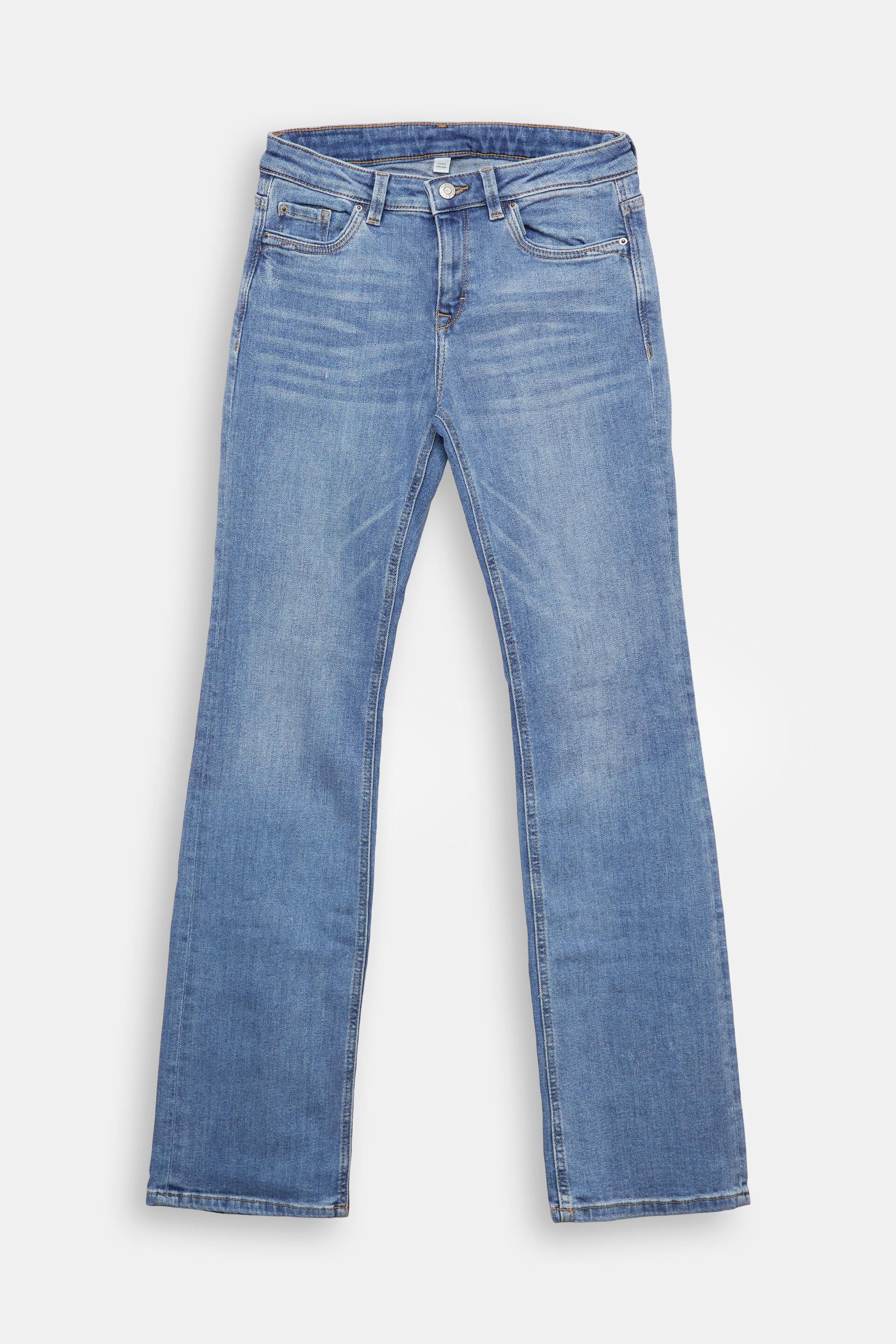 Stretch Jeans in het Zwart Dames Kleding voor voor Jeans voor Bootcut jeans Esprit Denim Nu 21% Korting 