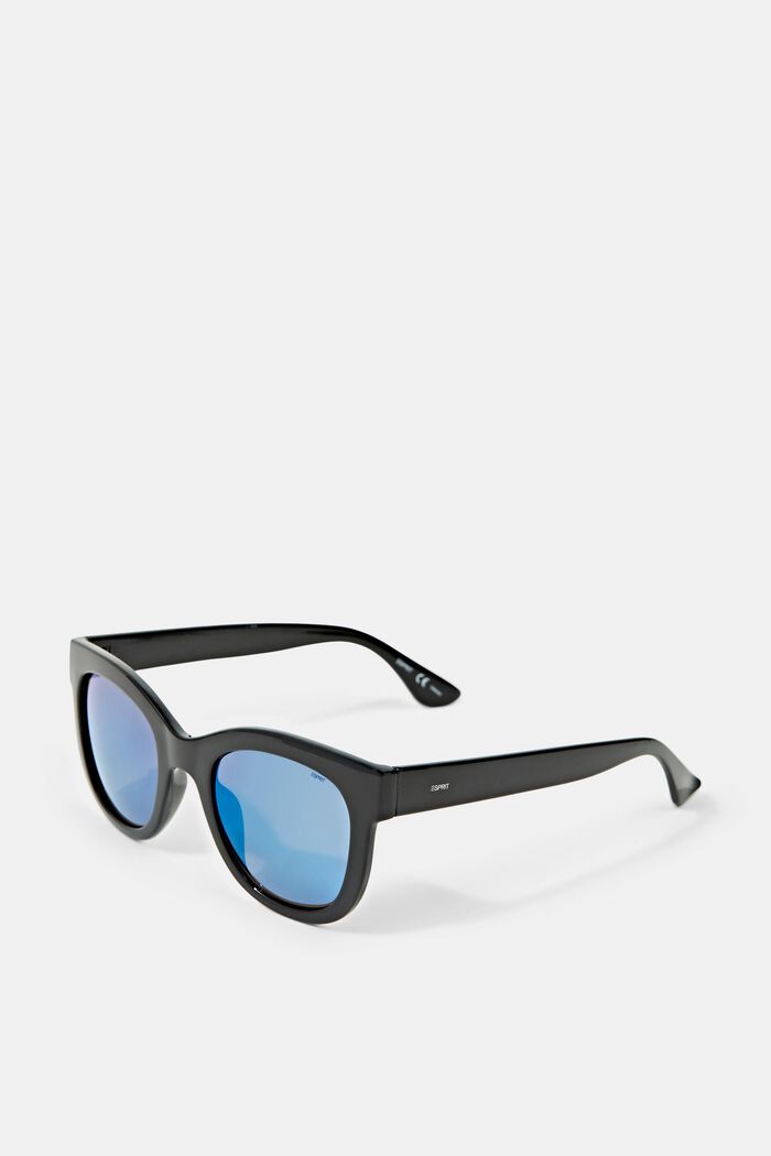 Speglade solglasögon i statementmodell, BLUE, detail image number 2