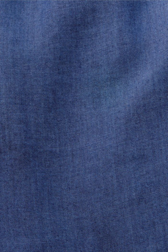 Skjortblus i oversizemodell, TENCEL™, BLUE DARK WASHED, detail image number 6