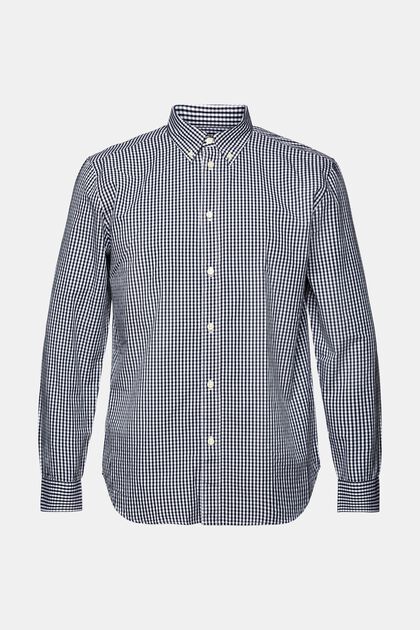 Vichy button down-skjorta, 100 % bomull
