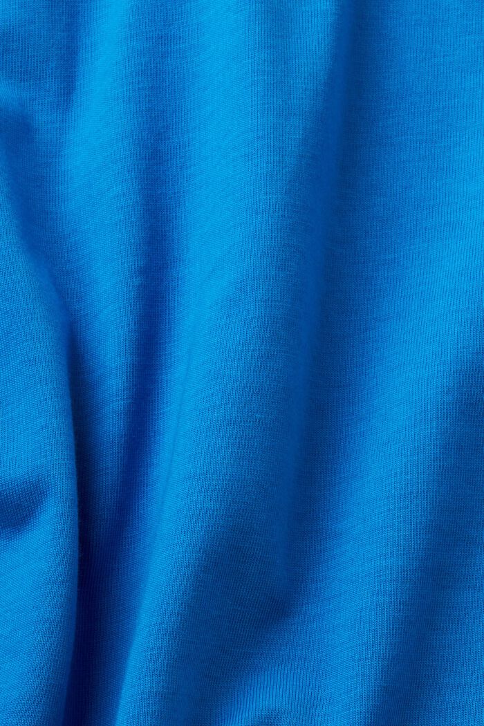 T-shirt med hjärttryck, BLUE, detail image number 5