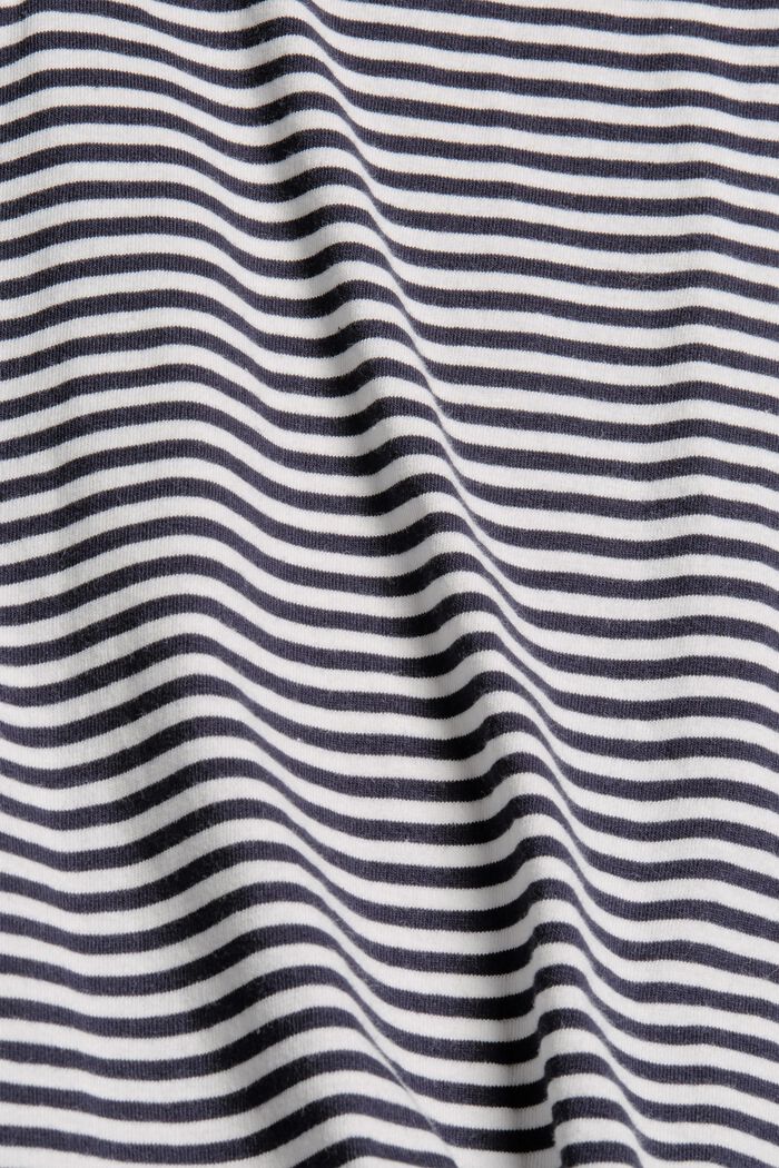 Pyjamasöverdel i 100% ekobomull, NAVY, detail image number 4