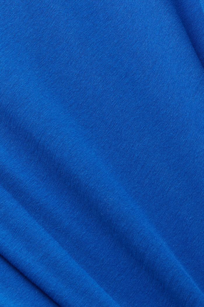 Bomulls-T-shirt med grafiskt tryck, BRIGHT BLUE, detail image number 5