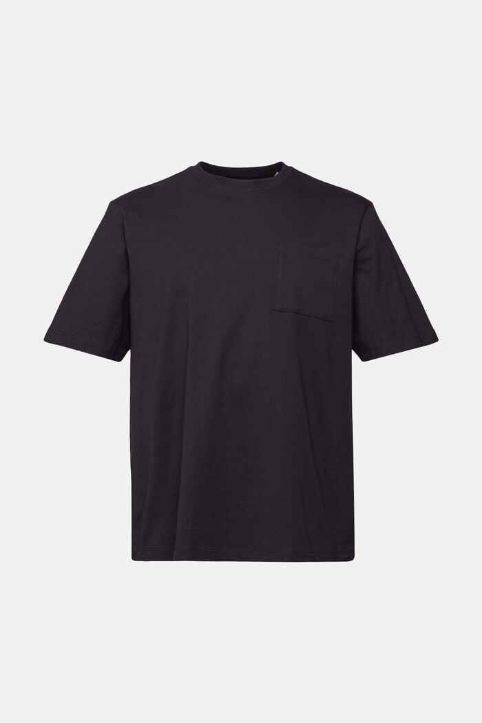 T-shirt i jersey, 100% bomull, BLACK, detail image number 2
