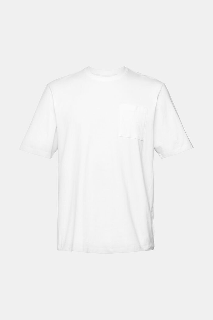 T-shirt i jersey, 100% bomull, WHITE, detail image number 2