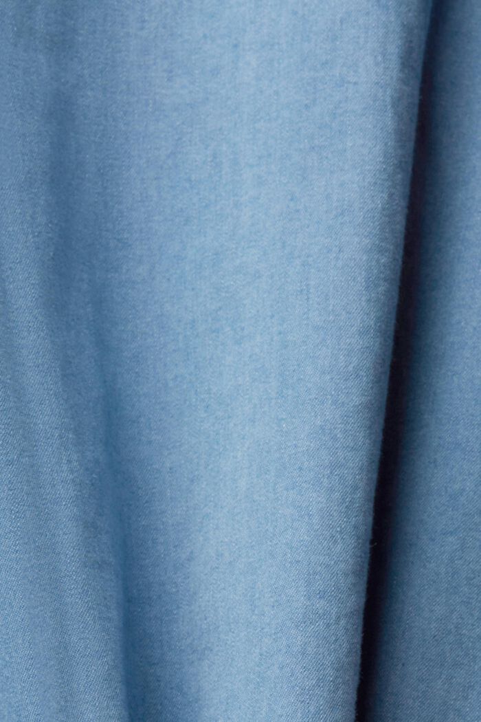 Jeansskjorta, BLUE BLEACHED, detail image number 7