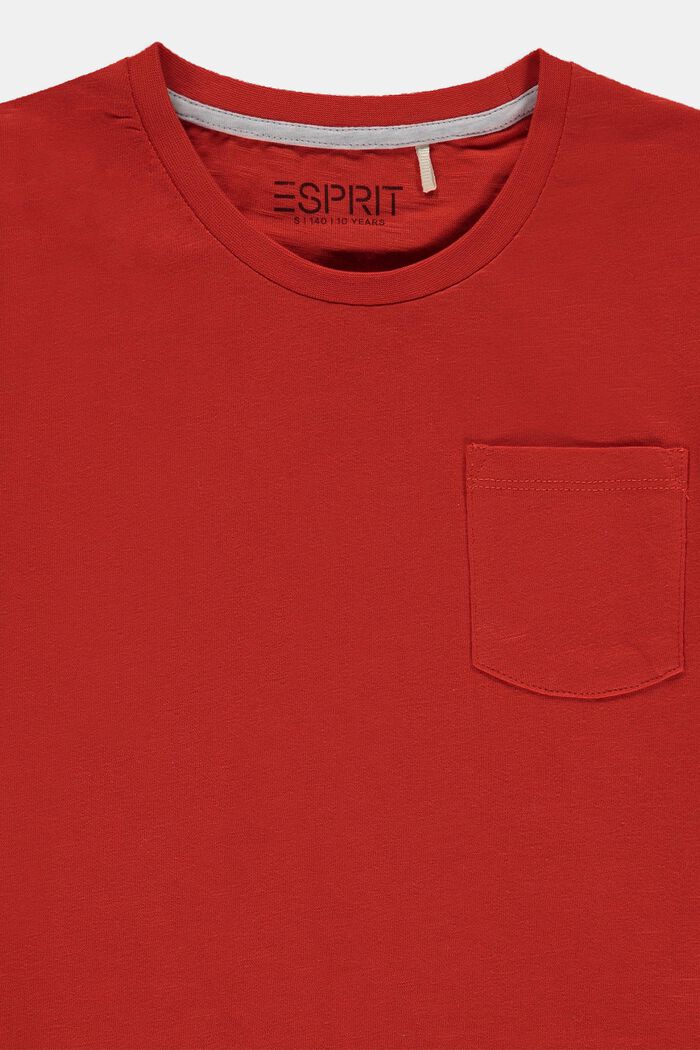 Boxformad T-shirt med reflekterande detaljer, RED, detail image number 2