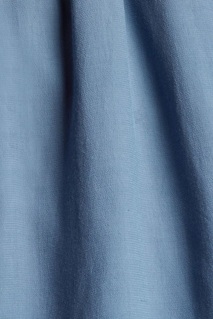 Midiklänning med betonad midja, LENZING™ ECOVERO™, GREY BLUE, detail image number 1