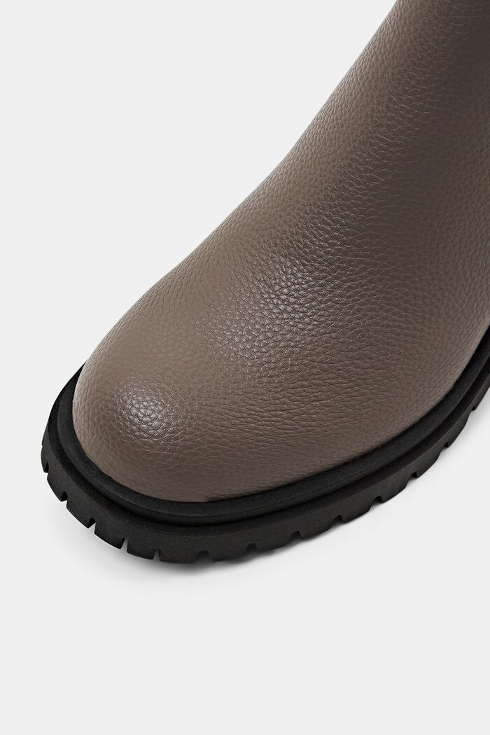 Boots med grov blockklack, TAUPE, detail image number 3