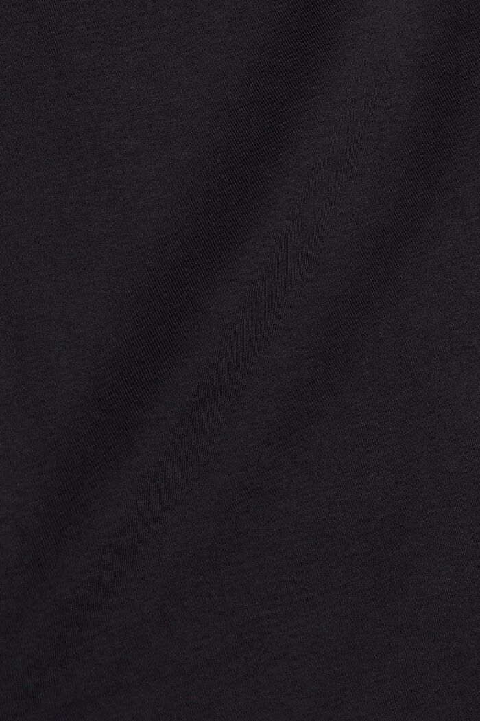 Linne i ekologisk bomull, BLACK, detail image number 1