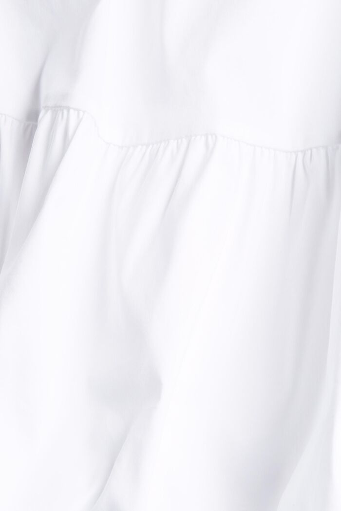 Volangklänning, LENZING™ ECOVERO, WHITE, detail image number 4