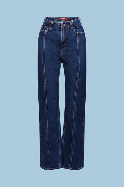 Jeans med raka ben och hög midja
