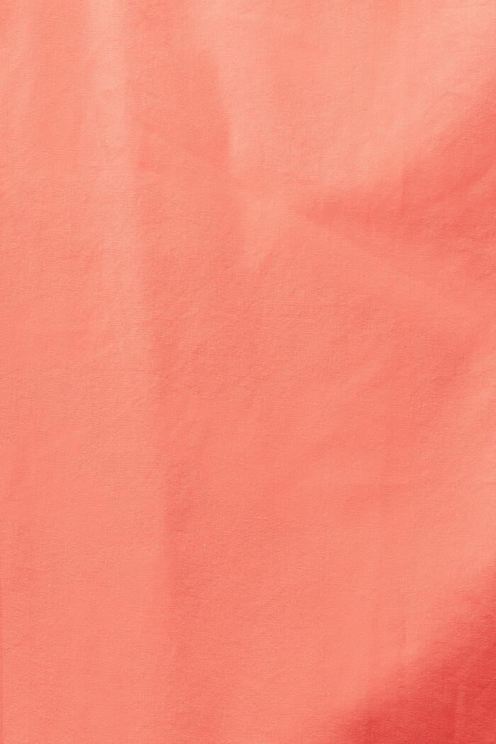 Poplinskjorta i bomull, CORAL RED, detail image number 4
