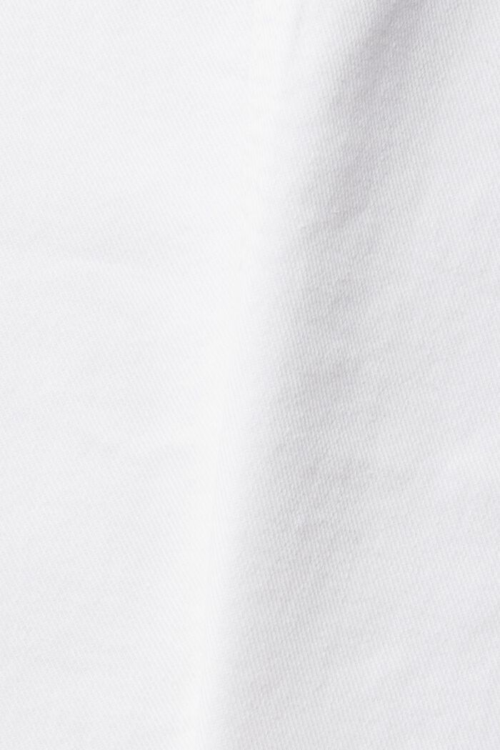 Stretchjeans med sprund i bensluten, WHITE, detail image number 4
