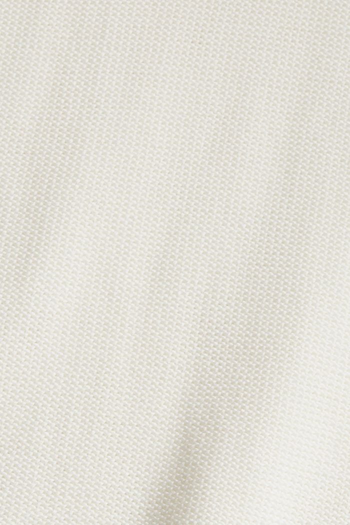 TENCEL™: stickad tröja med fladdermusärm, OFF WHITE, detail image number 4