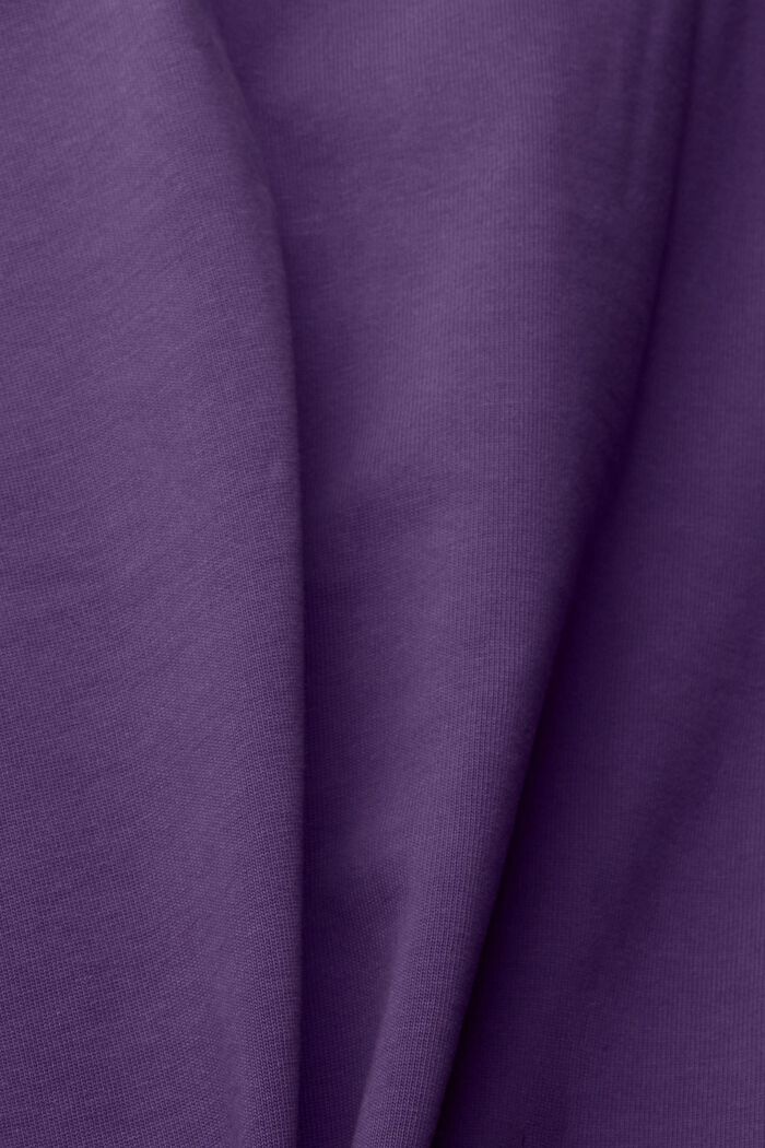 T-shirt med logotryck i unisexmodell, LILAC, detail image number 5