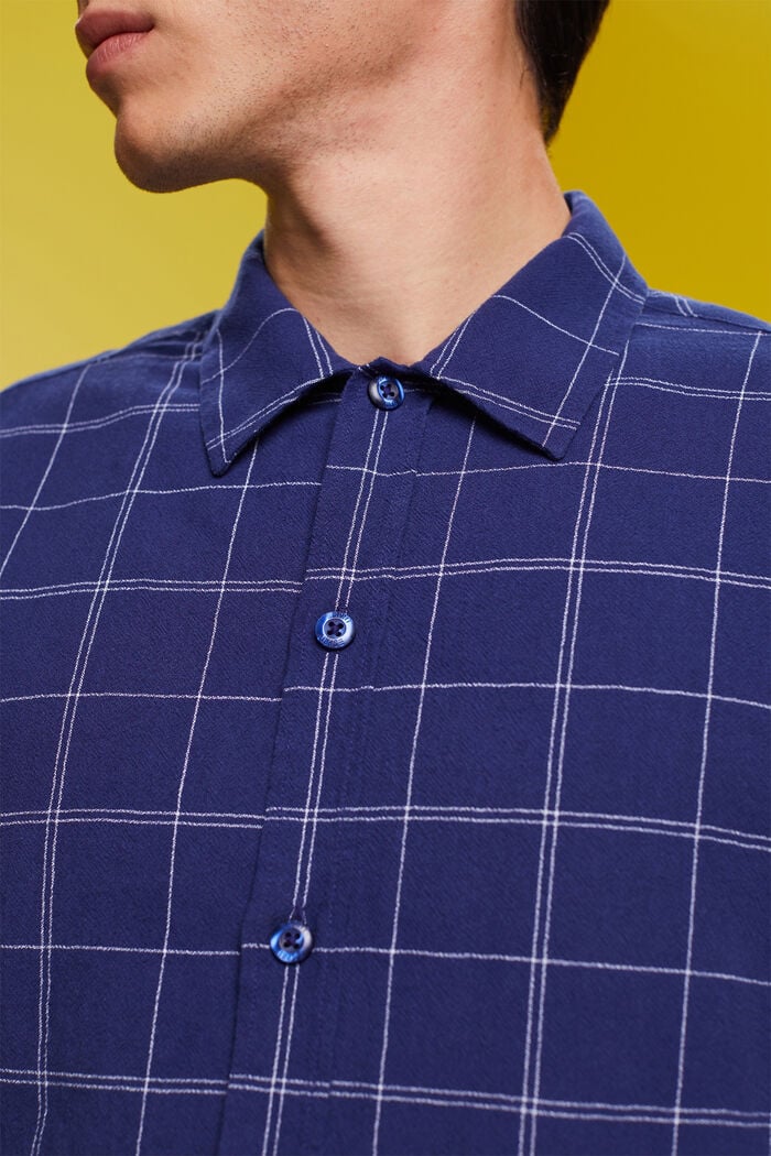 Kortärmad skjorta i 100% bomull, DARK BLUE, detail image number 2