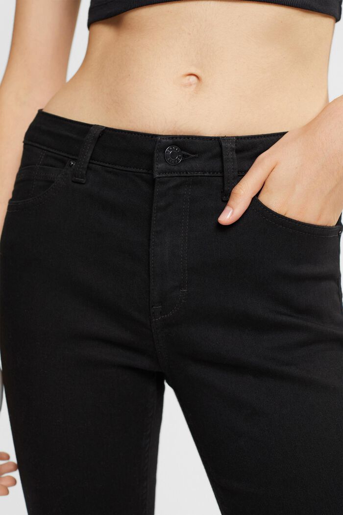 Jeans i bomullsmix med stretchkomfort, BLACK RINSE, detail image number 3