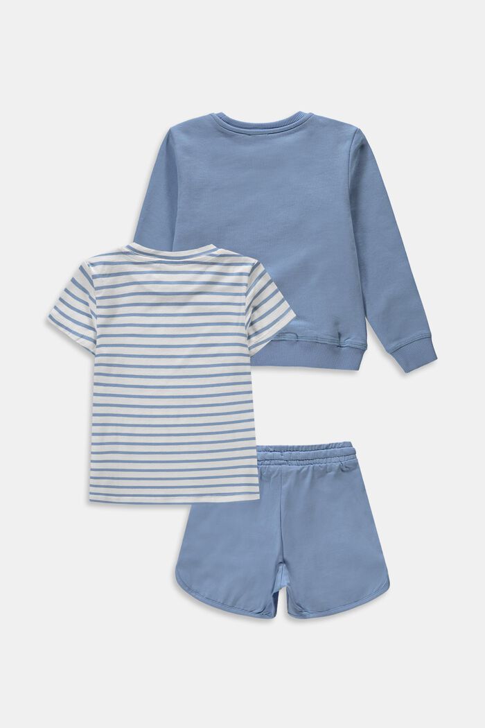 Set: sweatshirt, överdel och shorts, BRIGHT BLUE, detail image number 1