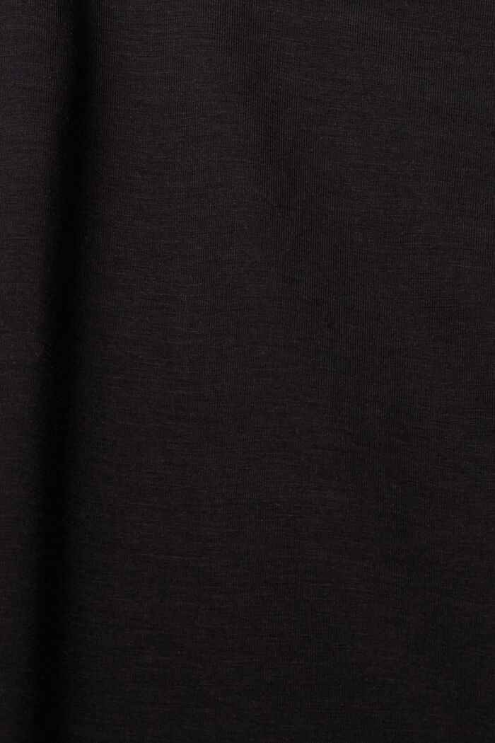 V-ringad T-shirt, TENCEL™, BLACK, detail image number 1