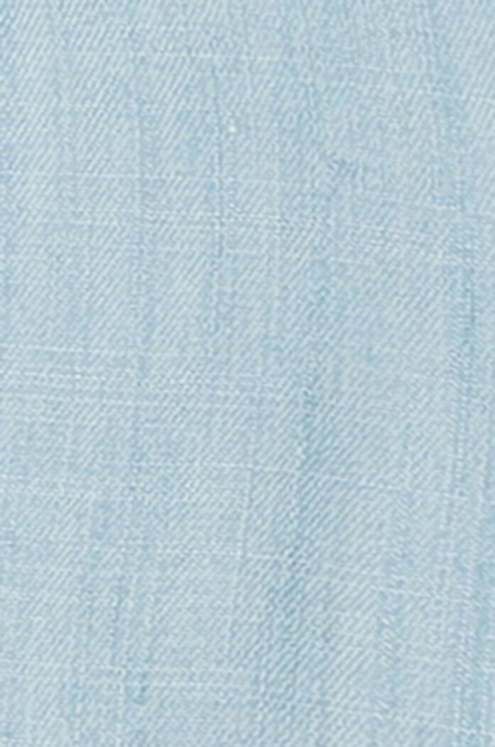 Miniskjortklänning med knytskärp, LIGHT WASHED, detail image number 5