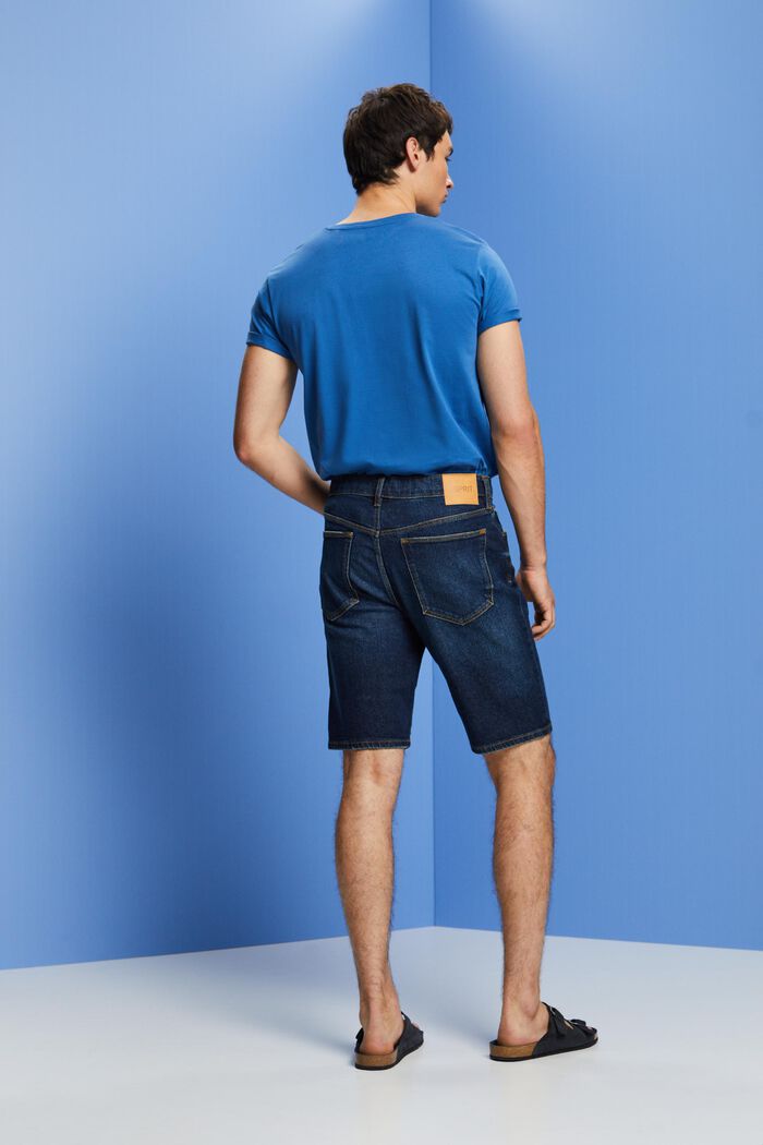 Jeans-bermudashorts, BLUE DARK WASHED, detail image number 3